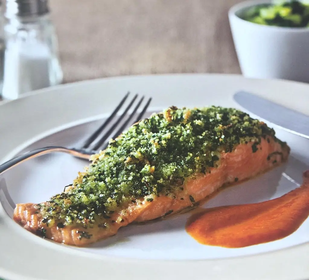 herb crusted salmon recipe